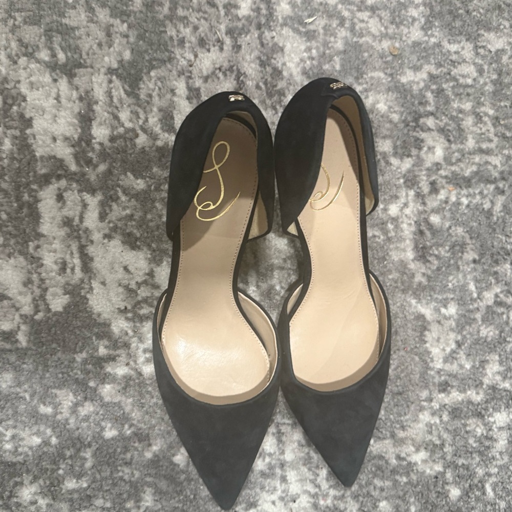 Sam Edelman Black Pointed Toe Heels